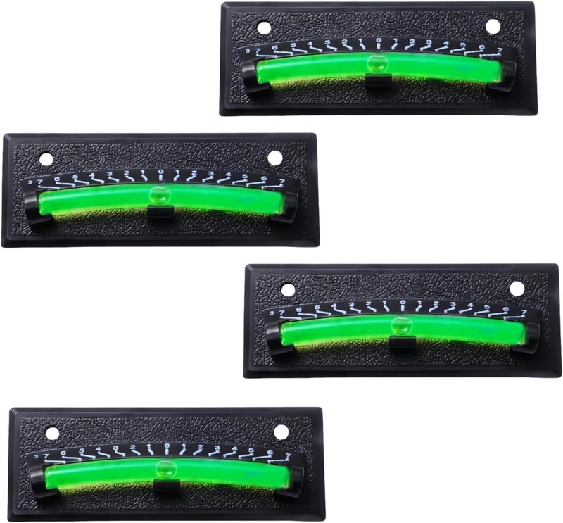 Malloryx RV Level Bubble - Graduated Scale Stick On Leveling System | High Visibility Bubble for Camper, Trailer, Caravan & RV - Precision Adhesive Mounted Level 4 Pack - Image 1
